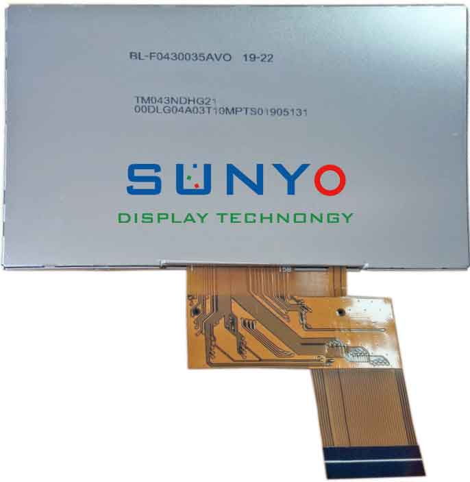 TM043NDHG21-00 4.3inch 480x272 Industrial LCD Module