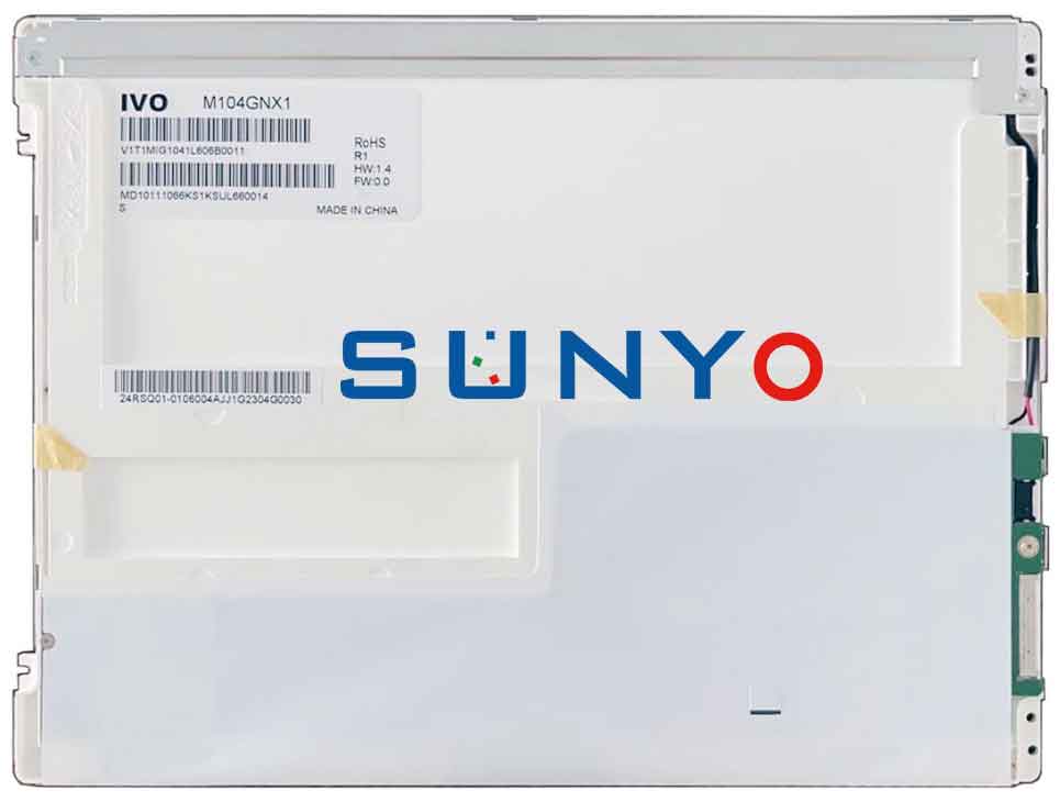M104GNX1 R1 10.4inch 1024x768 Industrial LCD Module