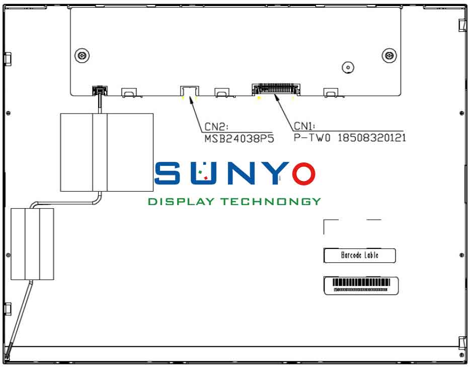 TM150TDSG71-72 15.0inch 1024x768 Industrial LCD Module
