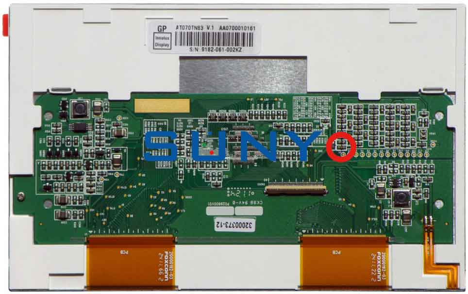 AT070TN83 V.1 7.0inch 800x480 Industrial LCD Module