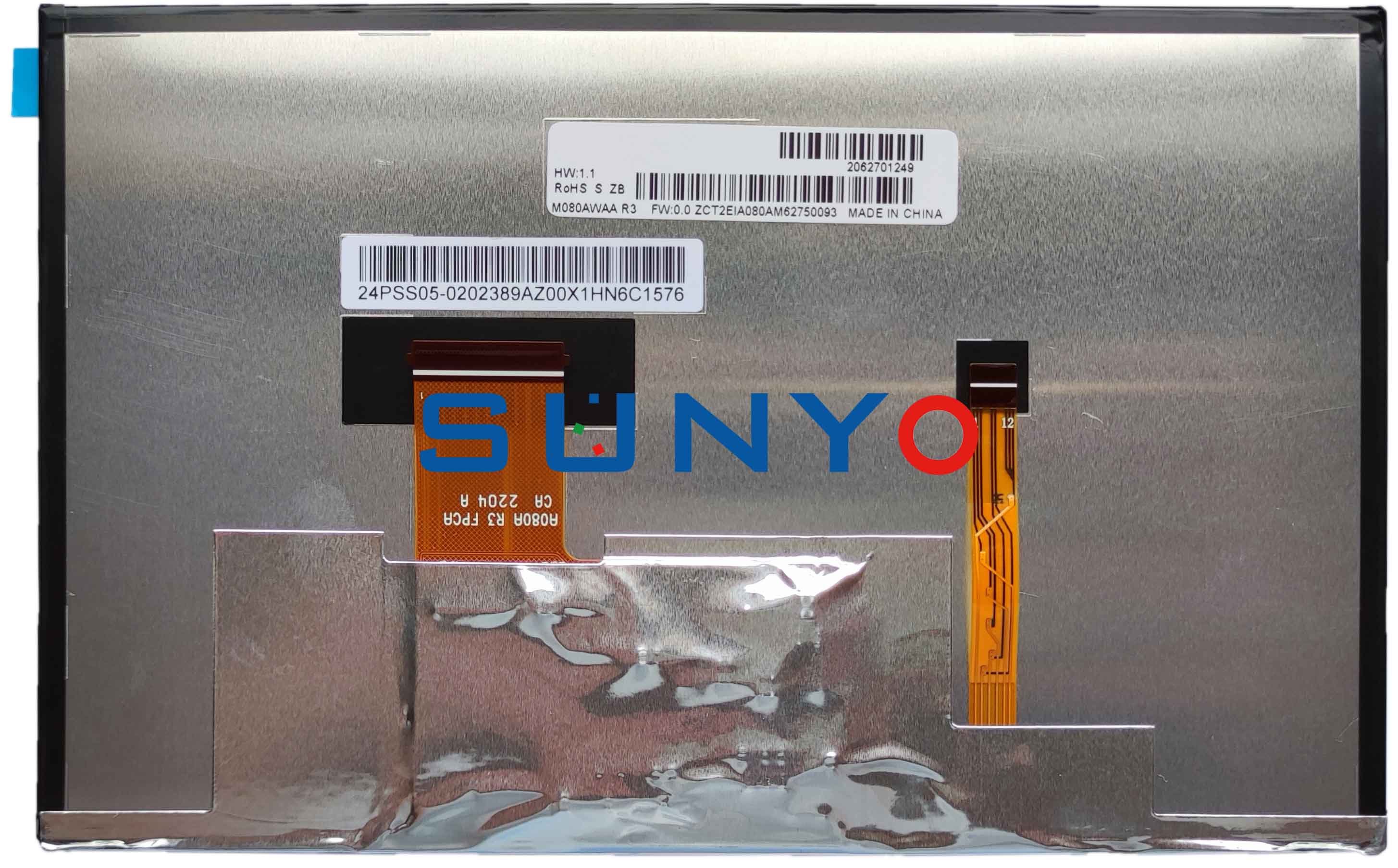 M080AWAA R3 8.0inch 1280x720 Automotive LCD Module