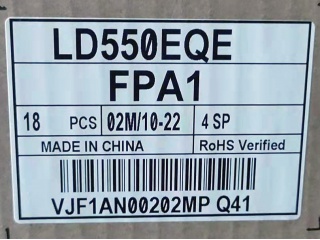 LD550EQE-FPA1 55inch 3840×2160 Digital Signage LCD Module