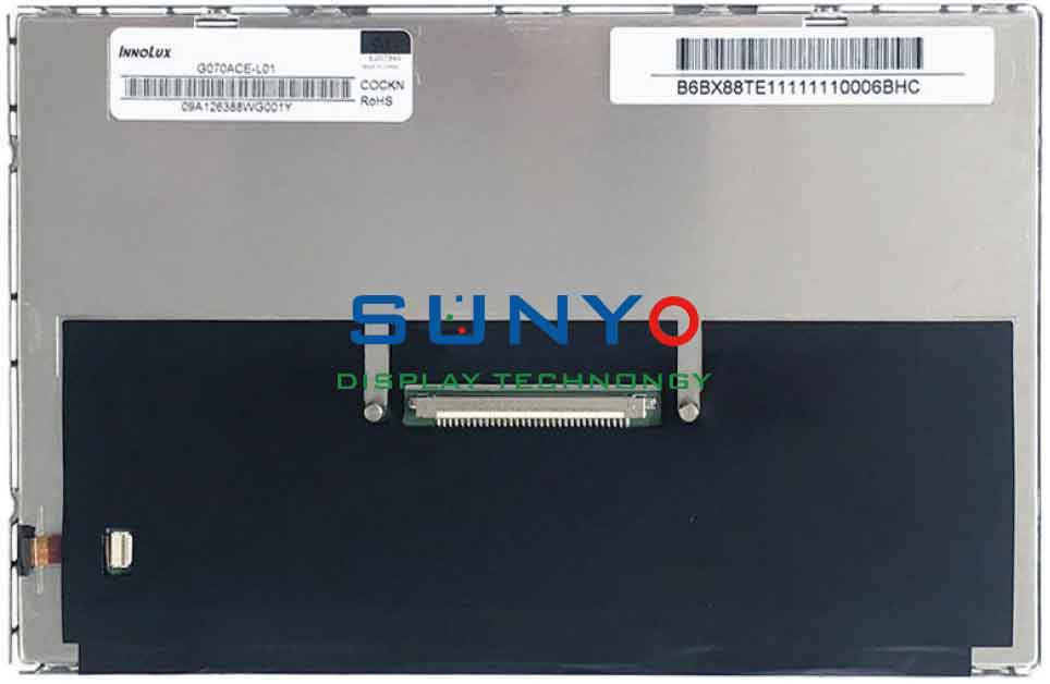 G070ACE-L01 7.0inch 800x480 Industrial LCD Module
