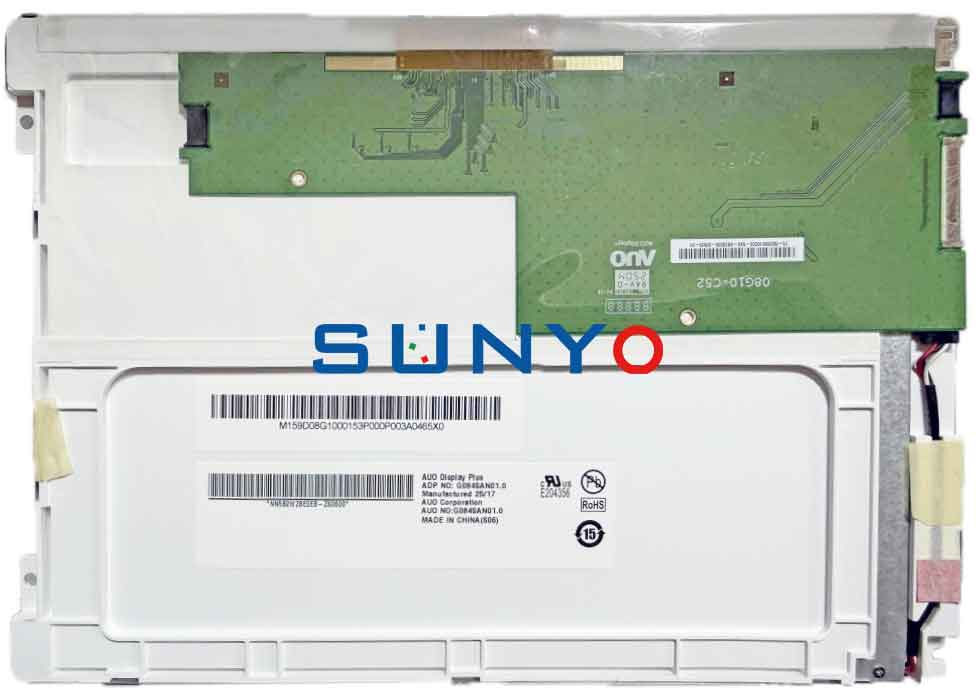 G084SAN01.0 8.4inch 800x600 Industrial LCD Module