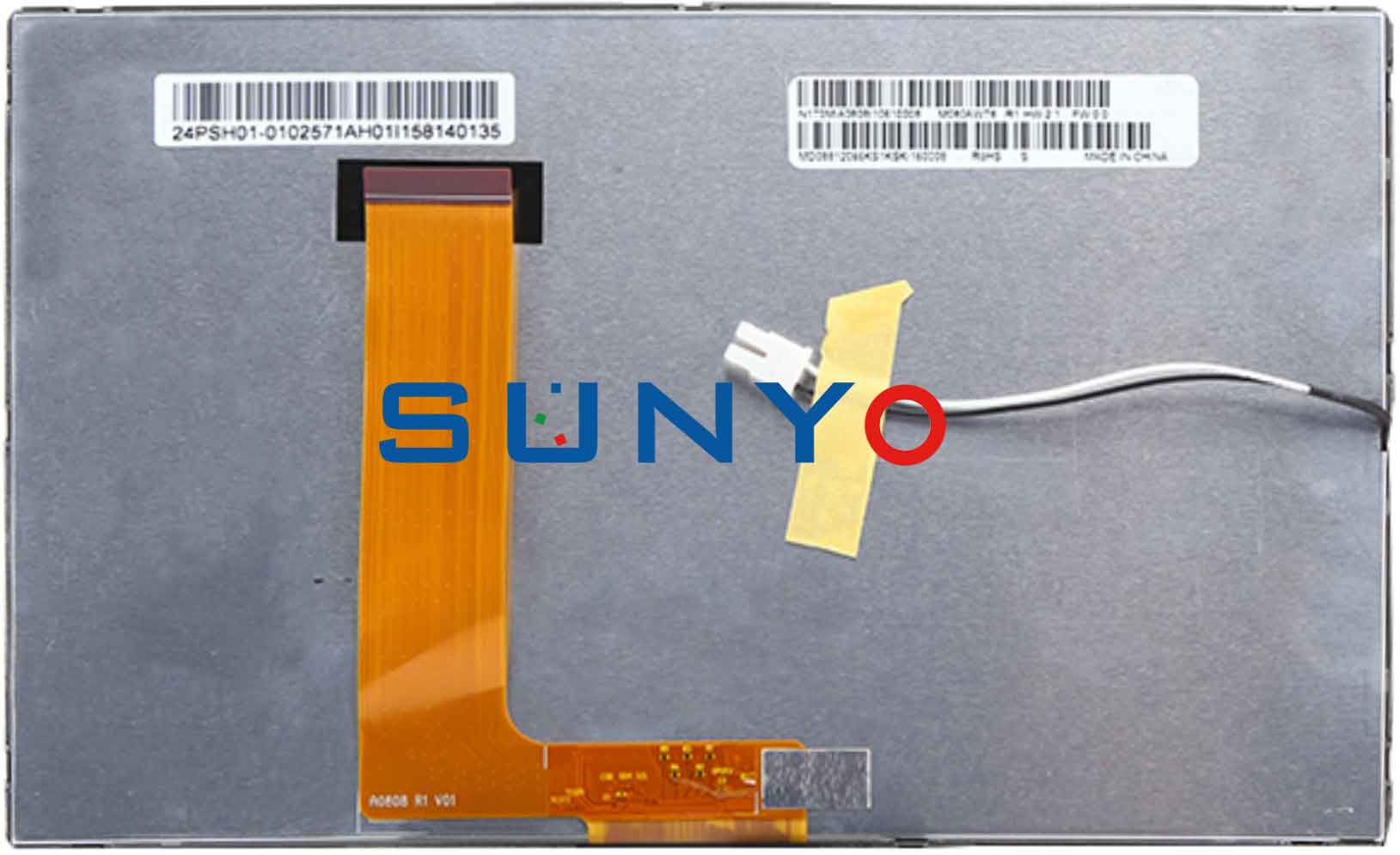M080AWT8 R1 8inch 1024x600 Automotive LCD Module
