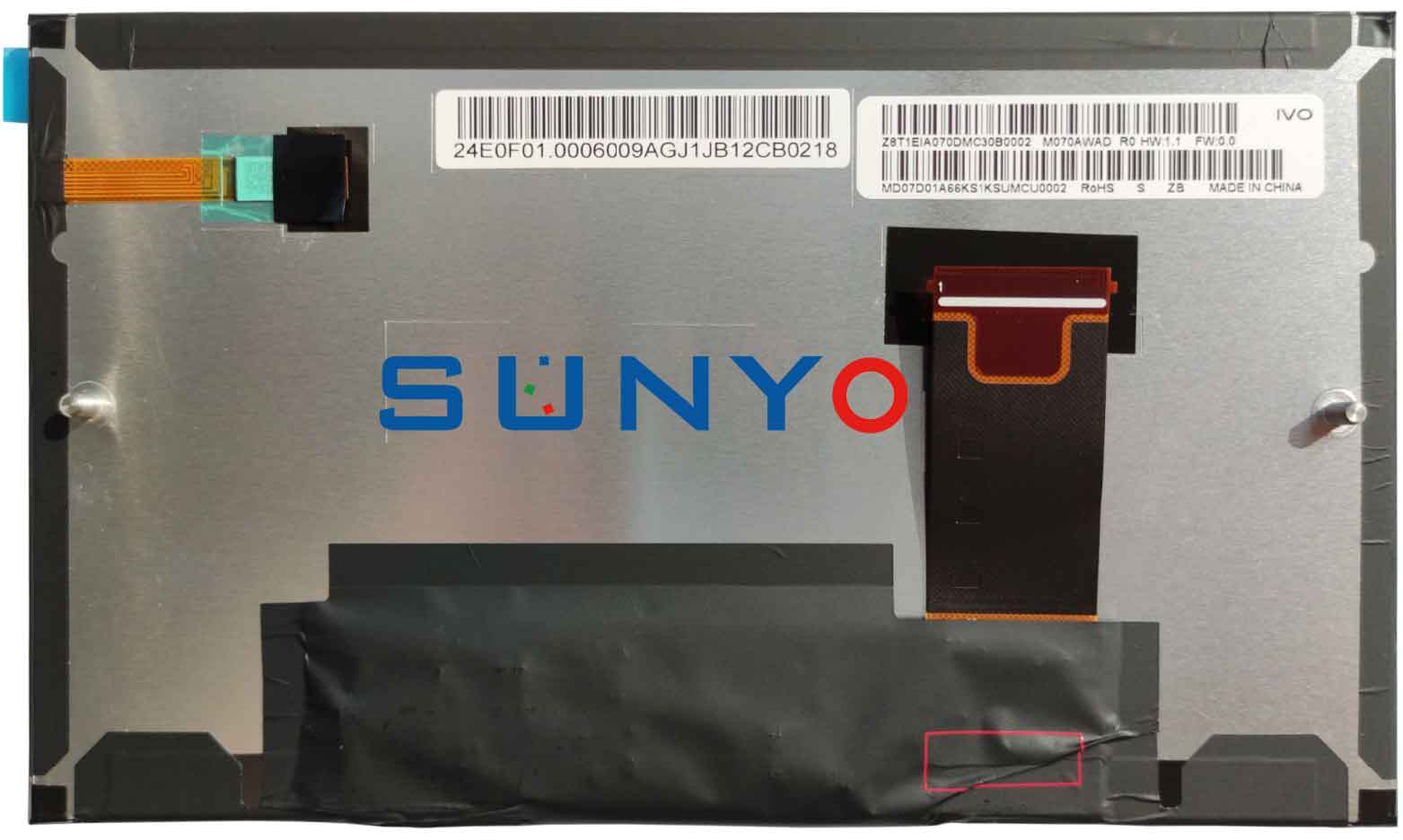 M070AWAD R0 7inch 1280x720 Automotive LCD Module
